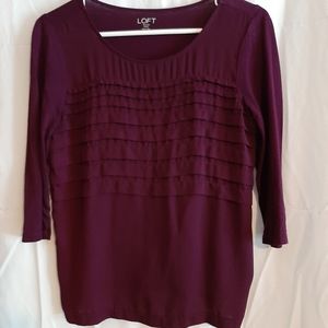 Burgundy Loft Blouse